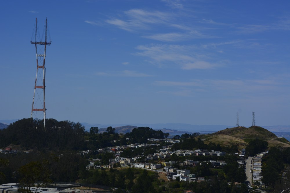 Sutro Tower and Twin Peaks
