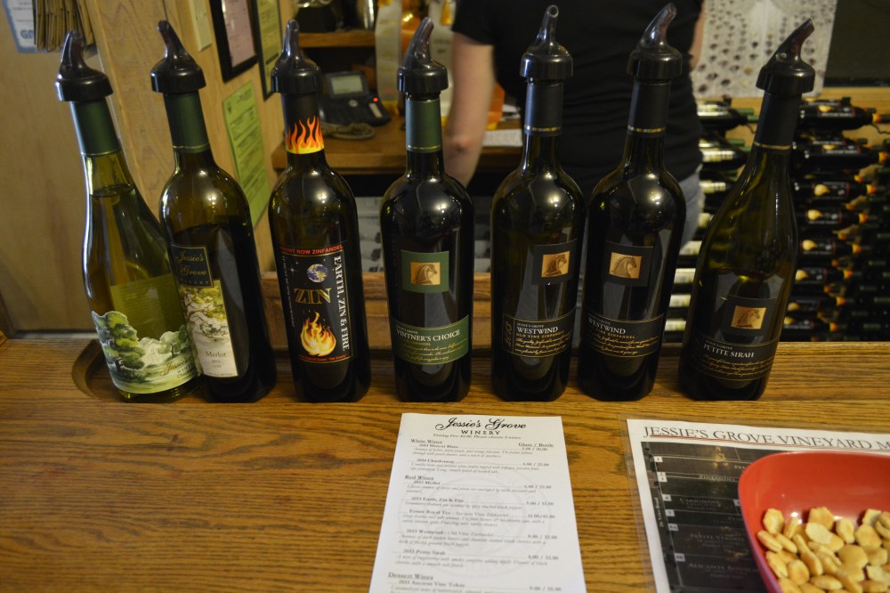 Jessie´s Grove wine tasting