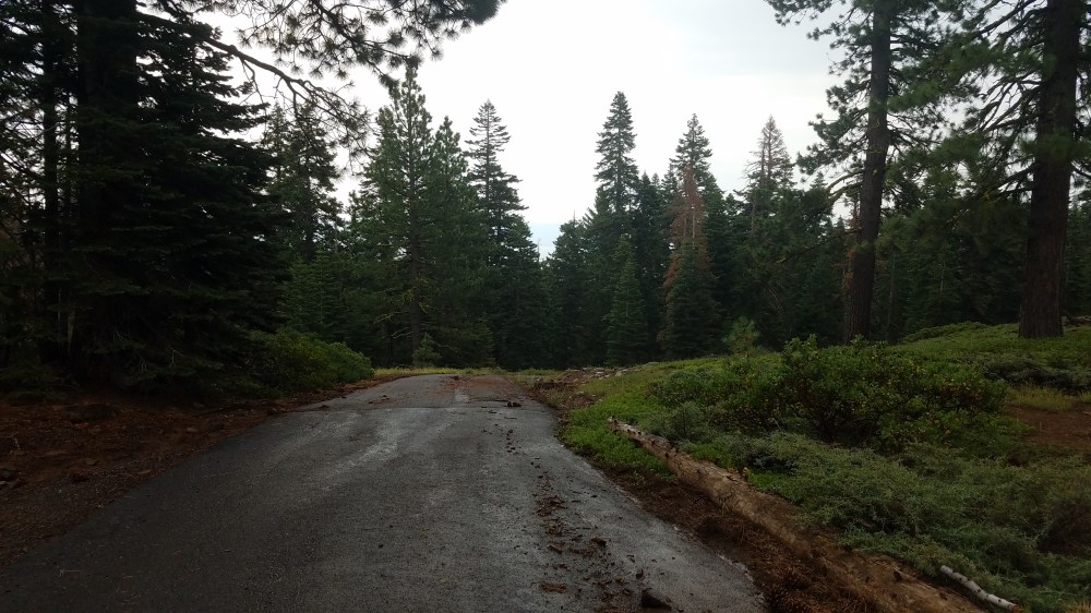 Summer rain Lake Tahoe